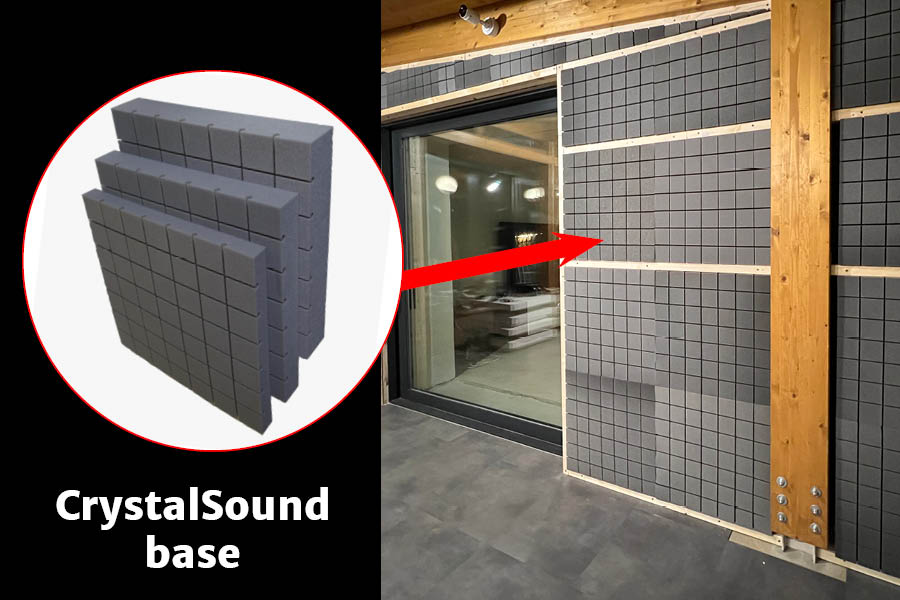 Akustická pena na stenu