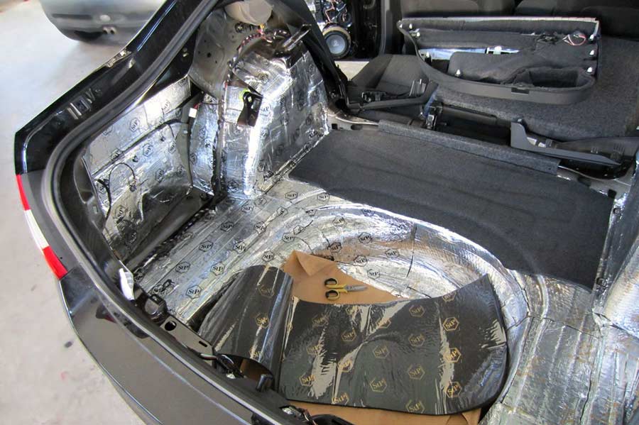 Odhlučnenie kufra Škoda Octavia