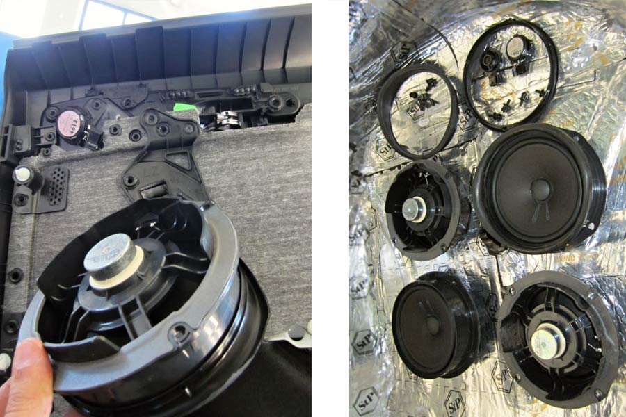 Výmena reproduktorov škoda Octavia 3